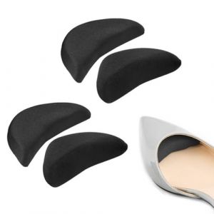Lot de 2 paires de coussinets de pied pour talons, de remplissages pour chaussures de semelles unisexes, respirantes, douces coussinets pour doigts, r&eacute;ducteurs de chaussures, coussins de talon coussin (SUSUWang1300, neuf)