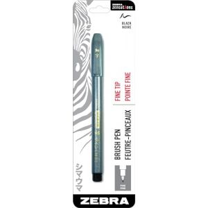 Zebra Pen Stylo pinceau Zensations - Pointe pinceau fine - Encre noire r&eacute;sistante &agrave; l'eau (Hyatt's All Things Creative ., neuf)