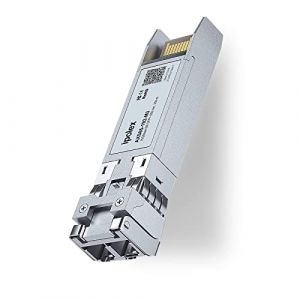 ipolex Émetteur-récepteur LC multimode SFP+ 10G, module Mini GBIC 10GBase-SR Compatible avec Cisco SFP-10G-SR, Ubiquiti UF-MM-10G, TP-Link, Meraki, Netgear, etc. (MMF, 850-nm, 300 mètres) (Ipolex-EU, neuf)
