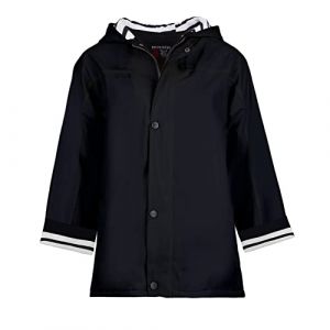 Breizh Ocean - Ciré imperméable Artic Enfant - Intérieur Polaire - Capuche rayée - Mixte, garçon ou Fille - 1 an au 14 Ans (BREIZH OCEAN, neuf)