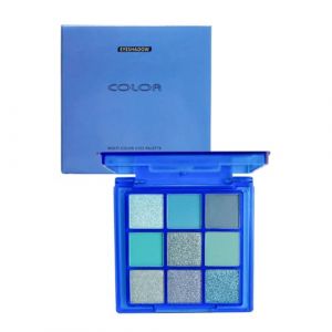 Grgowe Palette Fards &agrave; Paupi&egrave;res Bleu Mat,Palette De Maquillage Bleu Mat,Eyeshadow Blue,Bleu Brillant Palette,Palette De Fards &agrave; Paupi&egrave;res Bleu Marine,Facile &agrave; Colorier Durable,Imperm&eacute;able (CMstore-EU, neuf)
