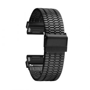 Bracelet en M&eacute;tal pour Garmin Forerunner 955/935/945, Bracelet Remplacement R&eacute;glable Acier Inoxydable M&eacute;tal Mesh Bracelets Compatible avec Bracelet Garmin Forerunner 955/935/945 (B) (HYKEJI, neuf)