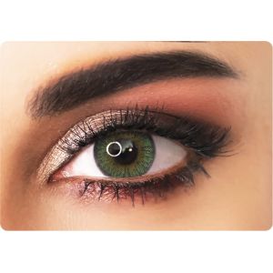 ADORE - Lentilles de Contact de Couleur Sans Correction TRI TONE- Lentilles de Couleur Trimestrielles + Étui Personnalisé Gratuit - Lentille Couleur (VERT/TRI TONE) (Color Lenses, neuf)