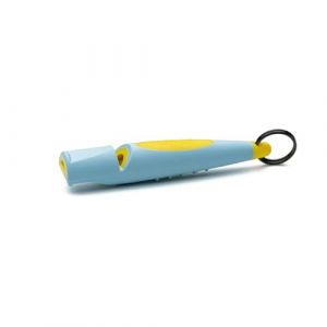 ACME Sifflet pour chien n° 211,5 (mise à jour 2023) | Alpha | Version améliorée | Idéal pour le rappel | Grande portée | Nouvelle prise | Norme de fréquence (bleu bébé/jaune) (ROMNEYS, neuf)