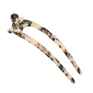 B&acirc;tons &agrave; cheveux et &eacute;pingles en U | B&acirc;ton &agrave; cheveux | &Eacute;pingle &agrave; cheveux &agrave; 2 broches | &Eacute;pingle &agrave; cheveux en ac&eacute;tate de cellulose avec n&oelig;ud papillon pour cheveux fins et &eacute;pais | Pinces &agrave; cheveux en (JiaYunYiEle, neuf)