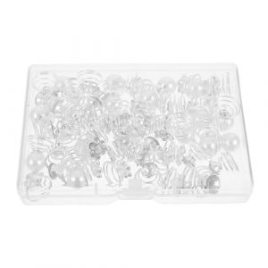 HONITANO 60 Pièces Épingles à Cheveux Spirale avec Strass et Perles Pinces à Cheveux Ressort Brillantes pour Mariage Mariée Bal et Fête Accessoires Coiffure Raffinés et Sécurisés (LUWELI, neuf)