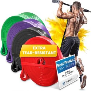 Elastique Musculation Traction Fitness + Guide Exercices, Assist Barre Fixe, Pull Up Bar Dip Bandes de Résistance | Gym Equipment: Muscu Tubes Bands Heavy Calisthenics Gymnastique Sport, Femme Homme (PL|Concepts, neuf)