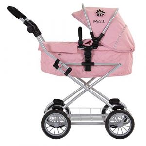 Daisy Chain Landau pour poupées Travel System Destiny - Recommandé pour Les Enfants de 5 à 9 Ans. (Classic Pink) (PlayLikeMum Ltd, neuf)
