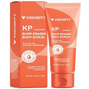 Vigority KP Bump Eraser Gommage corporel exfoliant pour le corps, traitement des jambes &agrave; la fraise, gel douche exfoliant pour homme et femme &ndash; 240 g (PiqueJoy Finds, neuf)
