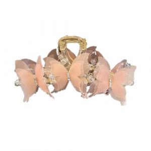 Pince à Cheveux de Printemps Filet à Cheveux Papillon Pince pour Femmes Belle Non Slip Cheveux Banane Clip pour Queue de Cheval Outil de Coiffure (guangzhouzhifangkejiyouxiangongsi, neuf)