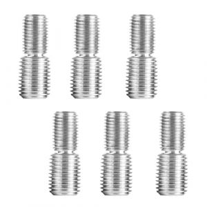 Lot de vis &agrave; boulons double filetage M10 x 20 mm - M12 x 20 mm, adaptateur filet&eacute; double extr&eacute;mit&eacute; acier inoxydable 304, pour articulation en bois, pieds de meubles (Gifts Mate, neuf)