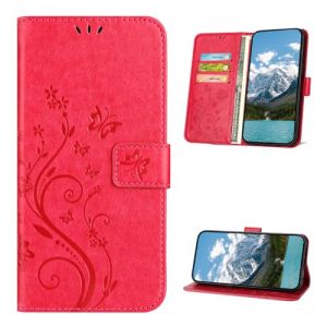 XINQCASE Coque pour iPhone 8 Plus/iPhone 7 Plus, Etui Protection Housse en Cuir PU [Slot de Carte], &Eacute;tui &agrave; Rabat Portefeuille Flip Case pour iPhone 8 Plus/iPhone 7 Plus, Rouge (xinqcase, neuf)