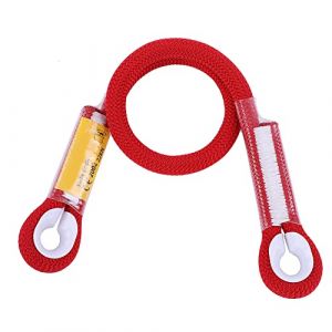 60/120/150 cm Corde d'escalade ext&eacute;rieure, Corde de s&eacute;curit&eacute; d'escalade de Survie avec Anneau Portant Un Cordon de Longe d'alpinisme Polyvalent pour Les arboriste (Rouge) (YuchooesEU, neuf)