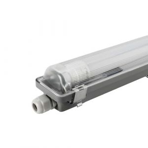 Ledvion - Armature LED TL, 120CM, 12 Watts, 6500K, 1920 Lumens, IP65, Incl. Tube LED 160 Lm/W & Fixations en Inox (Ledvion, neuf)