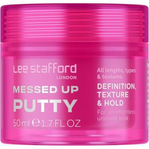 Lee Stafford Pommade coiffante | Mastic désordonné – Cire de modelage légère et pliable pour toutes les longueurs, tenue ferme pour texturiser et définir – Pâte de gomme pour homme et femme – 50 ml (DiameCo, neuf)