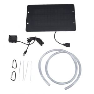 Pompe Solaire, Fontaine &agrave; &eacute;nergie Solaire, Fontaine &agrave; d'oiseaux, Interface USB avec Pompe &agrave; Eau 6V 10W, pour d'oiseaux De Patio, Piscine de Jardin et Bassin (Vasting, neuf)