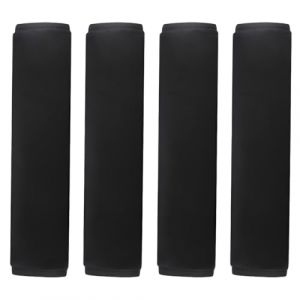 LACHT 4Pcs Tapis De Ceinture De S&eacute;curit&eacute; Noir, Enfants Et Adultes Ceinture De S&eacute;curit&eacute; G&eacute;n&eacute;rale Rembourr&eacute; Cou Et &Eacute;paules Protection, Housse De Ceinture De S&eacute;curit&eacute; Douce Et Confortable (candy27seven, neuf)