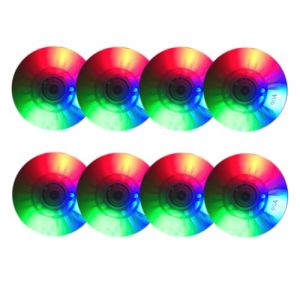 JCXYL EV Lot de 8 Roues de Roller en Ligne Lumineuses 90 A avec LED Clignotante (62 mm, 64 mm, 68 mm, 70 mm, 72 mm, 76 mm, 80 mm) pour r&eacute;paration de Scooters et Bagages,Color&eacute;,70mm (XYLSM, neuf)