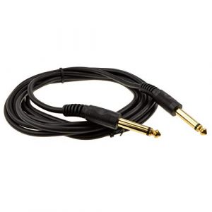 6,35 mm 1/4inch Mono Jack Fiche Guitar/Instrument/Patch câble Plaqués Or 3 m [3 mètre/3m] (kenable ltd, neuf)