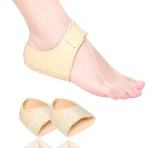 Talonnette Epine Calcaneenne Protege, Protège-talons Confortables, Silicone Semelle Epine Calcaneenne Pour Homme et Femme, Couleur de Peau (WANGNA STORE, neuf)