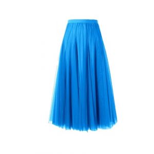 BrightGlow Jupe longue en tulle pour femme - A-ligne midi - Jupe de sous-v&ecirc;tements - Jupe &agrave; couches - Jupe pliss&eacute;e - Jupe en tulle pour femme avec taille haute - Robe de sc&egrave;ne - Jupe en maille tutu (BrightGlowSH, neuf)