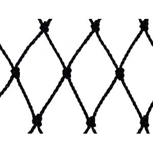 Filet de volière - Maille de 60mm Noir 12.5m x 20m (Maille store, neuf)