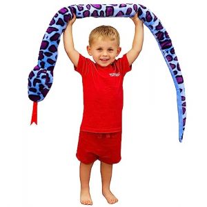 Toyland&reg; 170cm (5.5ft) Serpent G&eacute;ant Bicolore en Peluche - 5 Motifs Assortis - Peluches pour Enfants (Toyland&reg;, neuf)