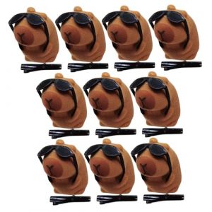 Pinces &agrave; cheveux mignonnes, pinces &agrave; cheveux mignonnes, pince Capybara pour lunettes de soleil 3D 10 pi&egrave;ces, &eacute;pingles ressort portables pour accessoires de f&ecirc;te photog (RFITGNEEDNEED, neuf)
