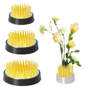 AMONENZ 4 Pi&egrave;ces Cuivre Ikebana H&eacute;risson, 4 Tailles D23+D34+D40+D46 Florale Fixe Outil Arrangement, Fleur Grenouille en Acier Inoxydable, pour Maison, Fleuriste, Bureau (AMONENZ, neuf)