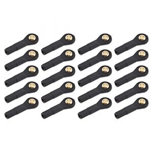 OTOTEC 20pcs Support de Rotule Embout de Biellette M3 Remplacement pour Direction de Voiture RC Avion Surfaces Contr&ocirc;le de Planeur Gouvernail de Bateau RC (Flashice, neuf)