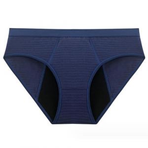 CSGTUO Culotte Incontinence Femme Culotte pour Fuite Urinaire Lavable Culotte Menstruelle Flux Tres Abondant Taille Haute Réutilisable Culotte Périodiques,2XL,Blue (YiTongShangMao, neuf)