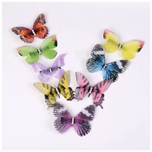 Épingle À Cheveux Papillon coiffure clignotant épingle à cheveux d'épingle à cheveux épingles cheveux accessoires coiffants outil papillon épin Épingles À Cheveux(A,Mix colors 8 pieces) (钟祥市微琼维商贸有限公司, neuf)