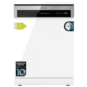 Cecotec Lave-vaisselle 60 cm Indépendant Bolero Aguazero 6500 C, 15 Couverts, 3ème Panier, 6 Programmes avec Dual Zone Wash, Dry+, Auto Open, Demi-Charge, Départ Différé, Moteur Inverter Plus (Cecotec, neuf)