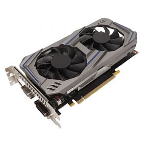 Yunir Carte Graphique, GTX550Ti 8 Go 128 Bits GDDR5 Double Ventilateur 3400 MHz Carte Graphique de Jeu Discr&egrave;te, avec Interface Standard HDMI VGA DVI, pour Ordinateur de Bureau (Wuqiek, neuf)