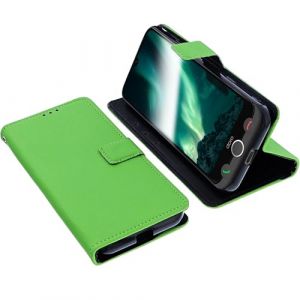 foto-kontor &Eacute;tui Compatible avec Doro Aurora A30 / A31 Protection Book Style Case Housse Portefeuille pour t&eacute;l&eacute;phone Smartphone Coque &agrave; Rabat Support Pochette Vert (Foto-Kontor, neuf)