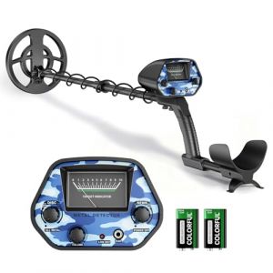 GJCrafts D&eacute;tecteur de M&eacute;taux pour Adultes D&eacute;butant et Enfants, M&eacute;taux D&eacute;tecteur avec Bobine &Eacute;tanche de 20 cm Longeur R&eacute;glable (78-108 Cm), Disc & Mode Tout M&eacute;tal 2 Modes (5090-B) (LOITS LIMITED, neuf)