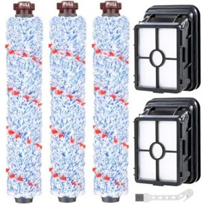 Kit 6pcs Remplacement Brosse Rouleau Bissell Filtres Bissell Crosswave 17132 et 2225N Series Accessoires de Nettoyage Bissell Crosswave (Tomnet, neuf)