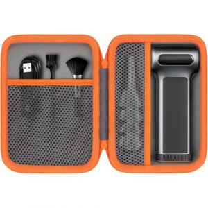 Khanka pour WOLFBOX MF200 Aspirateur &agrave; air &eacute;lectrique, Souffleur sans Fil et Souffleur d&rsquo;air, &Eacute;tui Rigide de Rangement avec Poche en Maille pour Accessoires WOLFBOX MF200, &Eacute;tui Uniquement (Gris) (YBY_EUGO, neuf)