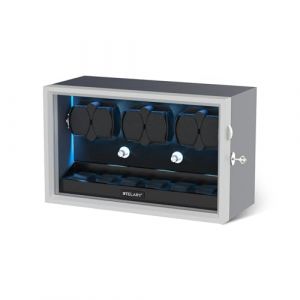 XTELARY Remontoir pour 4/6/8/12 montres automatiques, Remontoir automatique verrouillable avec compartiments suppl&eacute;mentaires pour montres, 4 modes de rotation, coussinets flexibles pour montres (XTELAEY Store - DE, neuf)