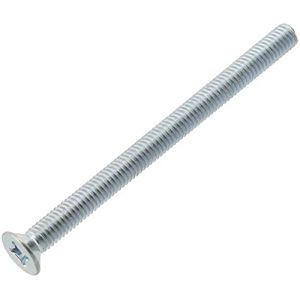 AERZETIX - C59703 - Lot de 10 vis à métaux M6x70 mm à tête fraisée PH3 - DIN 965 - en acier au carbone - dureté 4.8 - finition zingué - pour fixation vis tournevis assemblage (Tuning, neuf)