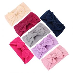 NOLITOY 7 pièces Bandeaux Bébés Élastiques avec Doux Confortables et Résistants pour et Accessoires de pour Usage et Fêtes (shanjingfen, neuf)
