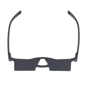 MRSTORY Lunettes Paresseuses Spectacles de Prisme Horizontal pour la Lecture de la Télévision au Lit Unisexe Cadre ABS Léger Confortable (redzhi, neuf)