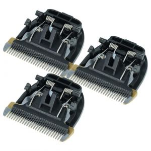 vhbw 3x t&ecirc;te de rasoir compatible avec Panasonic ER-1511, ER-1610, ER-154, ER-1512, ER-152, ER-1510, ER-151, ER-153, ER-160 rasoir, noir (ElectroPapa, neuf)