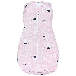 TupTam Baby Sac à dos rond Matériaux certifié OEKO- TEX Couverture Swaddle Sac de couchage pour 2.5 TOG Unisexe, Matelassé 2,5 TOG/Oursons rose, 3-6 mois (LotteStyle, neuf)