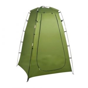 120x120x190cm Tente De Toilette Pop-up Tente De Douche De Camping Cabine Portable Anti-UV Toilette Mobile De Camping Tissu De Polyester À Revêtement Argenté 210T Toilettes Compactes (kuluoe, neuf)