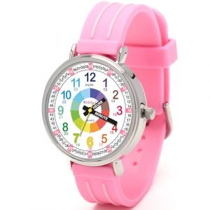 Kiddus Montre Enfant Fille, à partir de 5 Ans, 3ATM et 5ATM, Montre Éducative Analogique pour Enfants, Cadeau Junior (Kiddus, neuf)