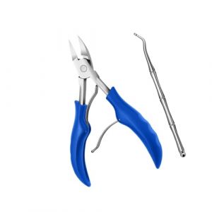 Coupe-ongles Incarnés, 2 Pièces, Kit d'outils pour Ongles Incarnés, Noir/bleu/rouge Kit d'élimination des Ongles Incarnés avec Kit d'outils pour Ongles Incarnés en Acier (Xinyuea, neuf)