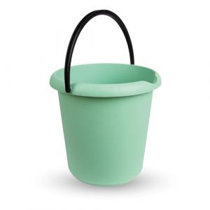 Seau de ménage de 5 l - Seau de nettoyage en plastique robuste sans BPA - Fabriqué dans l'UE (vert) (bestcount, neuf)