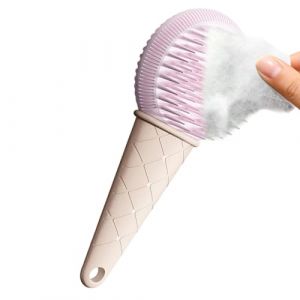 Brosse pour chat &ndash; Peigne autonettoyant pour poils d'animaux, poign&eacute;e confortable, toilettage d&eacute;m&ecirc;lant pour chats et chiens, r&eacute;duit la perte de poils pour la maison, les voyages, les abris de petite (haiyo, neuf)