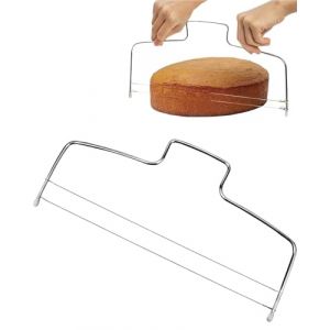 BPTRKOM 1 pièce coupe-gâteau en fil de fer - coupe-gâteau en fil de fer coupe-gâteau en arc coupe-gâteau pour coupe-gâteau en fil de fer, coupe-gâteau en acier inoxydable (hebishikaifaquweiyueyingshangmaoyouxiangongsi, neuf)